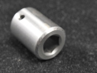 AD-375-FF HEX CONNECTOR 3/8" FEMALE TO 3/8" FEMALE  1" LONG